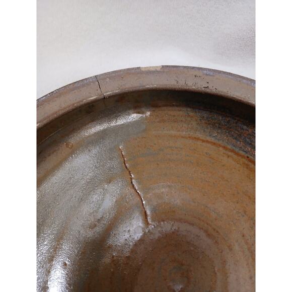 Pottery Serving Platter w Lid Exotic Party Holiday Rustic Cottagecore Farm Artsy - Picture 7 of 16